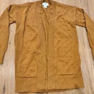 Old Navy Ribbed Shaw Collar Cardigan size 8